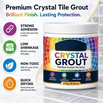 Mould‑Proof Tile Grout – Waterproof, stain‑resistant & crack‑proof. Perfect for bathrooms & kitchens – stays white & clean for years! 🌟💪