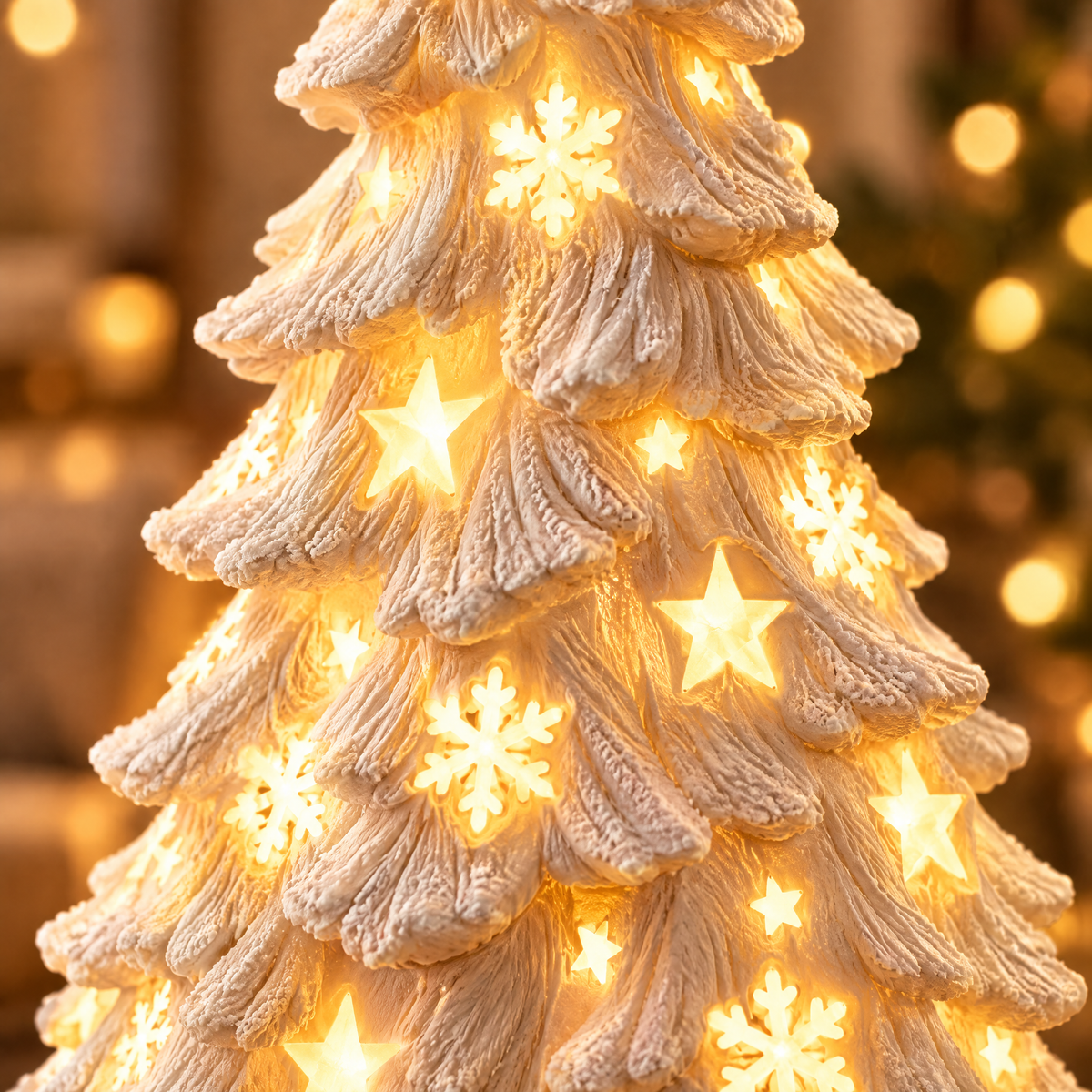 🔥Christmas Sale🎁Nordic Christmas Village LED Winter Christmas Tree Light