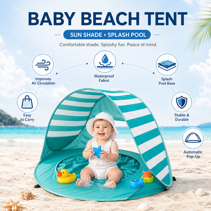 👶🏖️ VALORS™ POP-UP BABY BEACH TENT