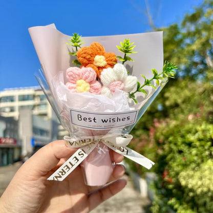 💐Handmade crochet bouquet that never fades 🌸