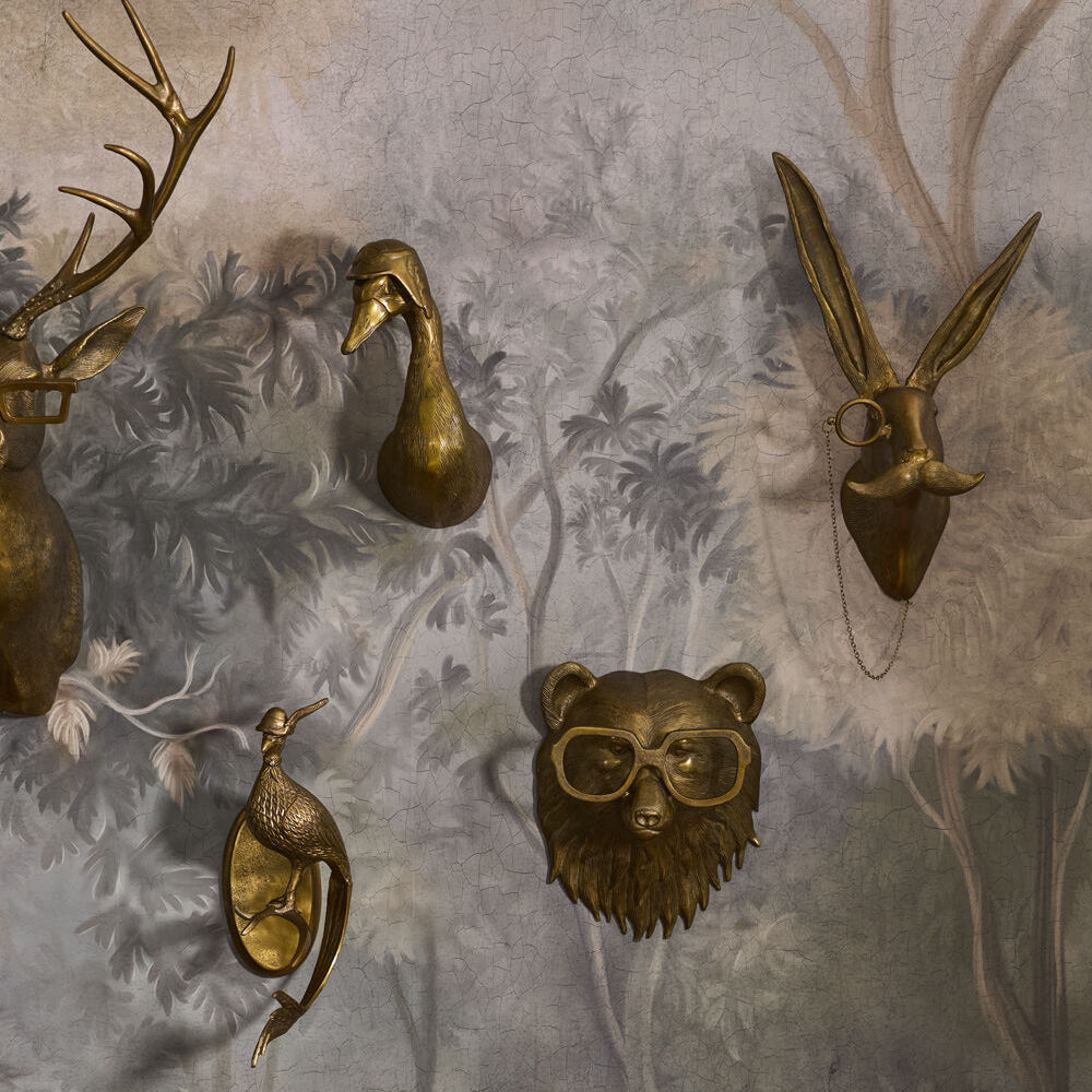 🔥Christmas Sale🎁Eric + Eloise Animal Wall-Mounted Decor Collection ：A Captivating Animal Wall Decor Collection 🦌🐻🦊