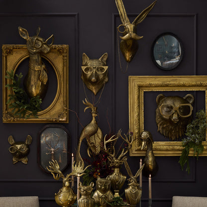 🔥Christmas Sale🎁Eric + Eloise Animal Wall-Mounted Decor Collection ：A Captivating Animal Wall Decor Collection 🦌🐻🦊