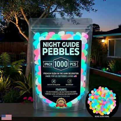 🌈Colorful Glow-in-the-Dark Garden Stones🌈