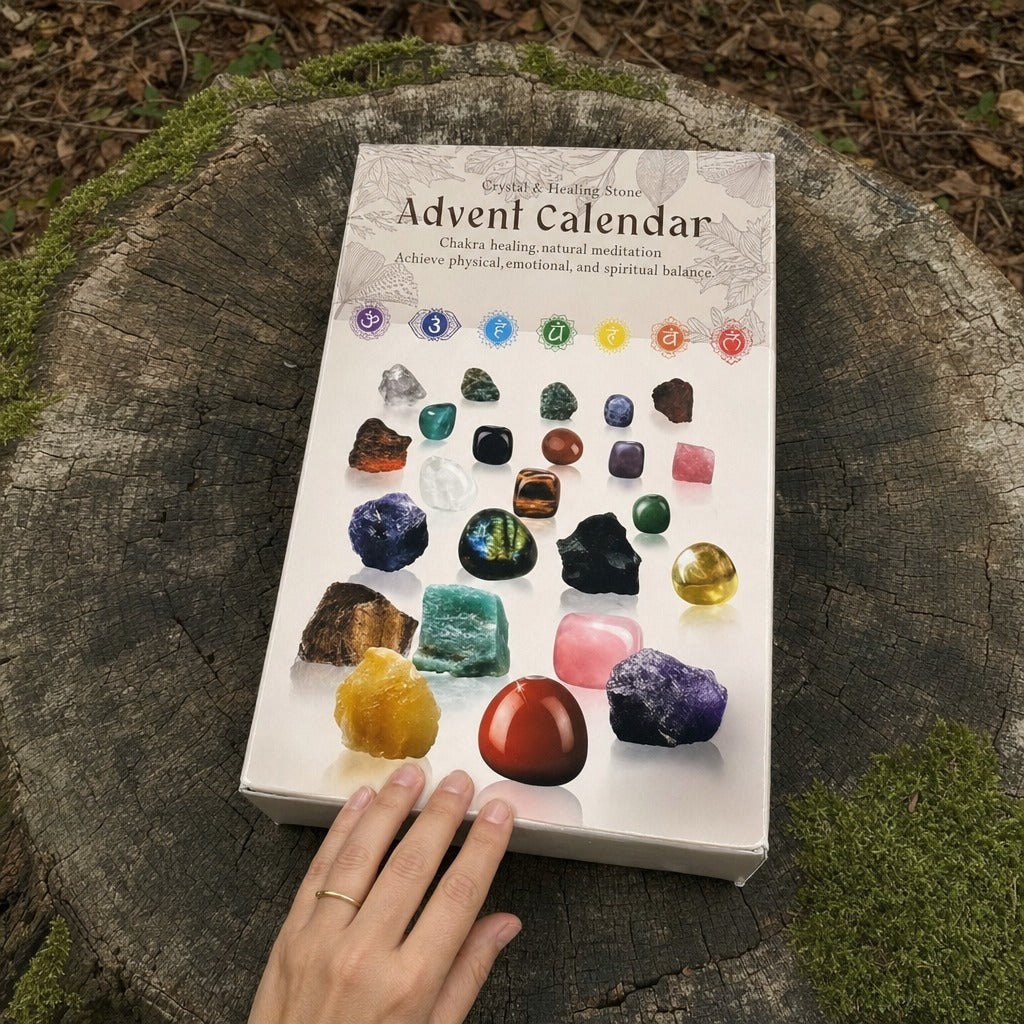 🔥Christmas Sale🎁Enchanted Countdown — 24-Day Crystal Healing Advent Calendar