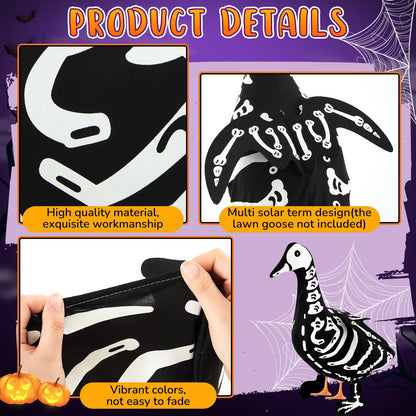 Skeleton Porch Goose Halloween Outfit