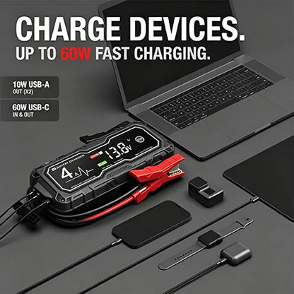 💥Boost X 4250A Car Jump Starter — Suitable for 10.0L Gasoline & 8.0L Diesel Engines