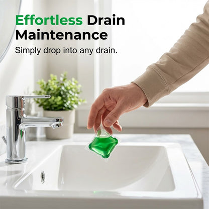 🏠💧Drain Deodorizer Pods – Bio‑enzyme formula neutralizes smells at the source. Instant fresh scent, no harsh chemicals. Say goodbye to embarrassing odours. 🚰✅
