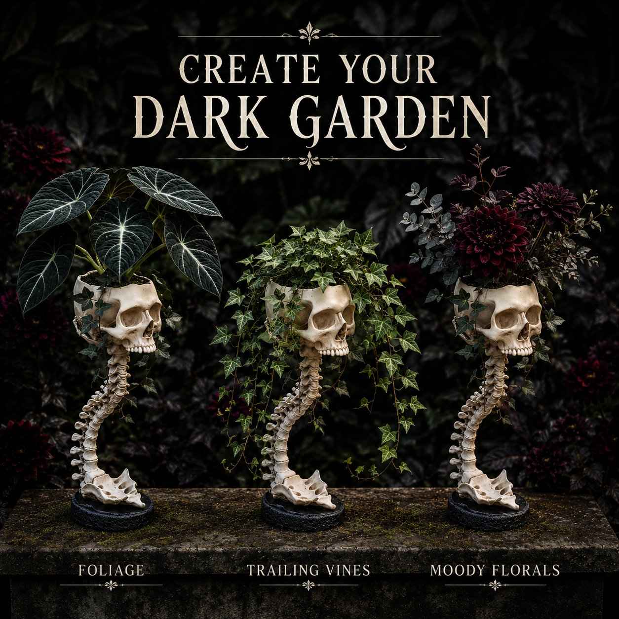 💀 Skull Planter - Bold Decor for Plant Lovers