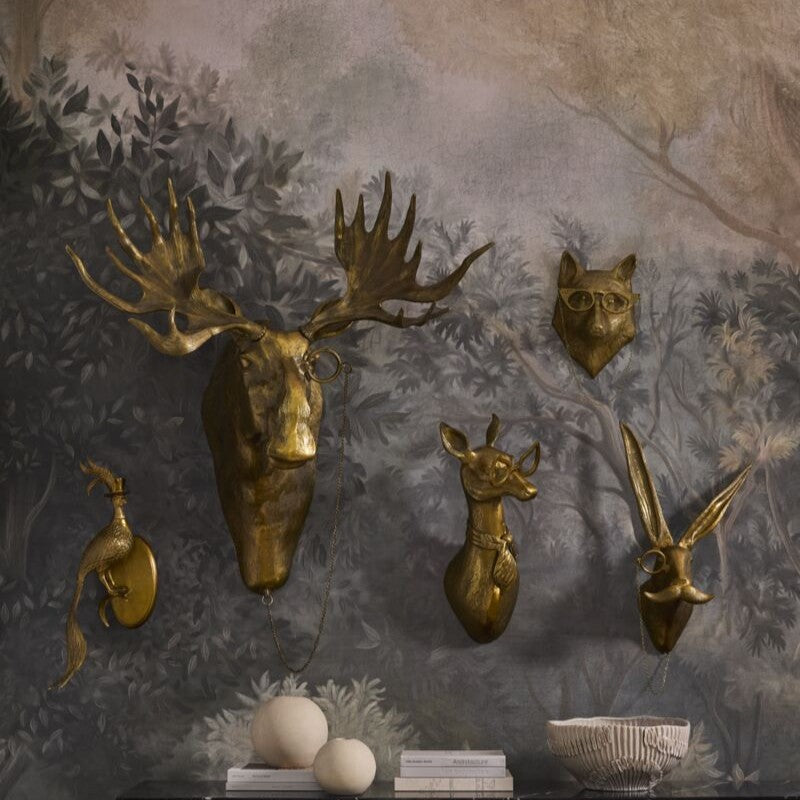 🔥Christmas Sale🎁Eric + Eloise Animal Wall-Mounted Decor Collection ：A Captivating Animal Wall Decor Collection 🦌🐻🦊