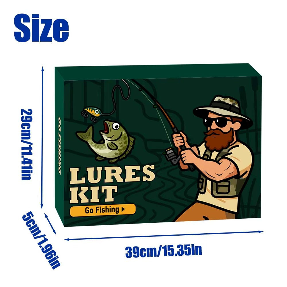 🔥Christmas Sale🎁24-Day Lure Fishing Advent Calendar