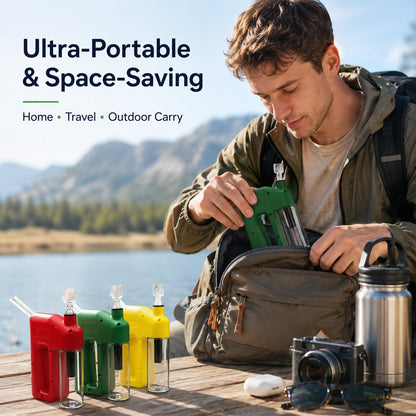 Portable Handheld Electric Filtration Device | Compact Glass Chamber Design with Electric-Assisted Operation & 6 Color Options ✨