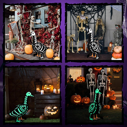 Skeleton Porch Goose Halloween Outfit