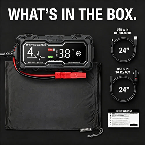 💥Boost X 4250A Car Jump Starter — Suitable for 10.0L Gasoline & 8.0L Diesel Engines