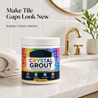 Mould‑Proof Tile Grout – Waterproof, stain‑resistant & crack‑proof. Perfect for bathrooms & kitchens – stays white & clean for years! 🌟💪