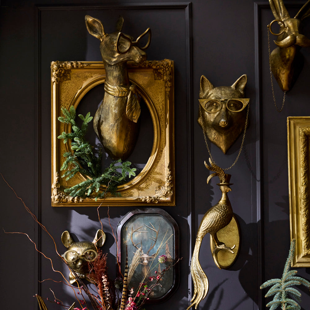 🔥Christmas Sale🎁Eric + Eloise Animal Wall-Mounted Decor Collection ：A Captivating Animal Wall Decor Collection 🦌🐻🦊