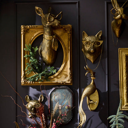 🔥Christmas Sale🎁Eric + Eloise Animal Wall-Mounted Decor Collection ：A Captivating Animal Wall Decor Collection 🦌🐻🦊