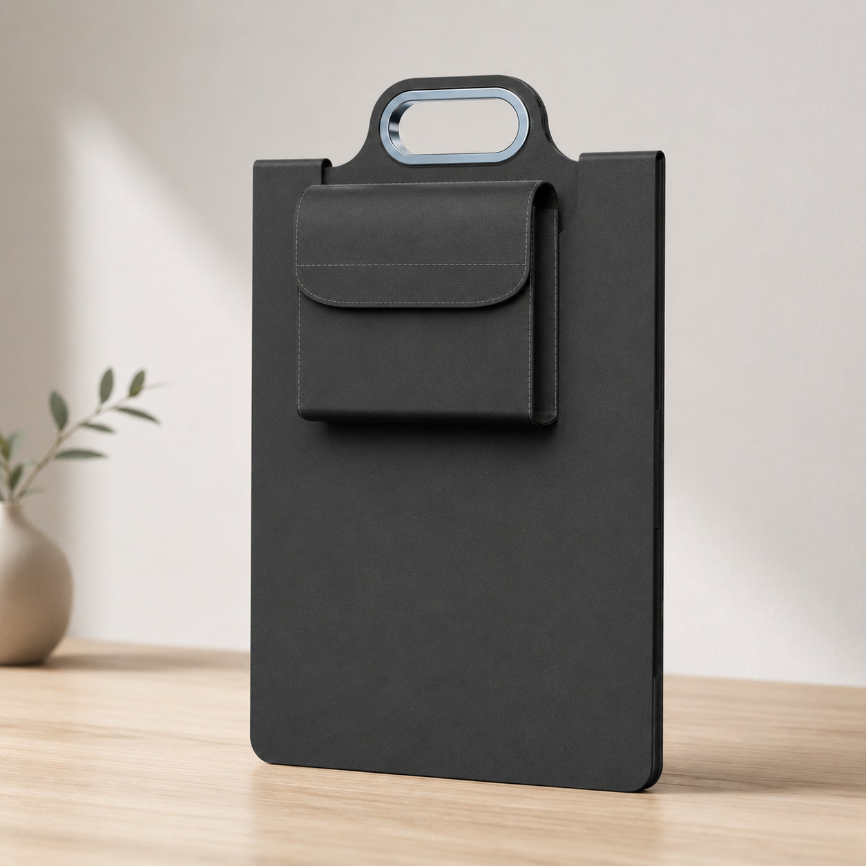 The All-In-One Mobile Workstation Sleeve | Built-In 15W Multi-Device Wireless Charger, Ergonomic Laptop Stand & Mousepad (Fits up to 16")