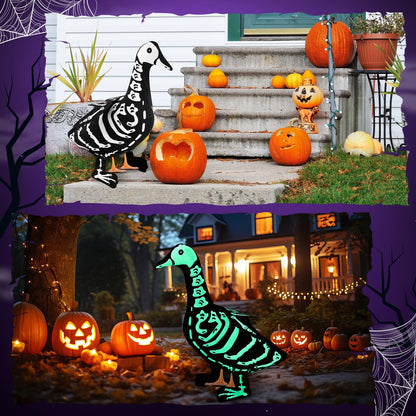 Skeleton Porch Goose Halloween Outfit