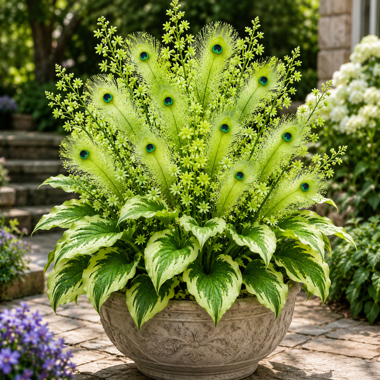 🌿🔥 Peacock Flame seed – Stunning Colors That Brighten Any Space 🦚