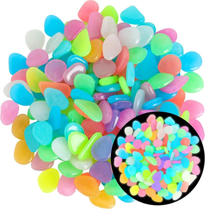 🌈Colorful Glow-in-the-Dark Garden Stones🌈