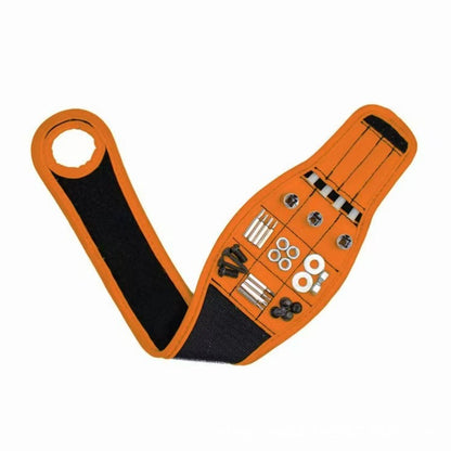 🔥Christmas Sale🎁Magnetic Wristband for Tools Gift for Him Magnet Screw Holder Wrist Support Keeps Screws Nails, Drill Bits Handy Unique Tool Gadgets