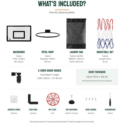 🏀2-in-1 Basketball Laundry Hoop
