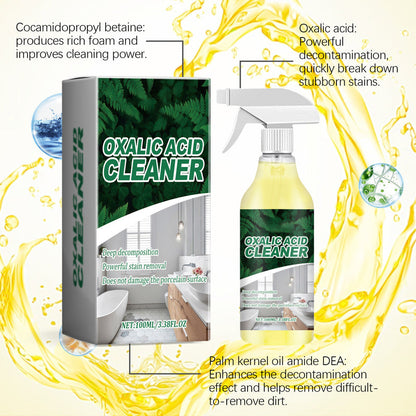 🔥【CLEARANCE!] Molecular-Level Cleaning Tech! Oxalic Acid Bathroom Cleaner Dissolves Rust