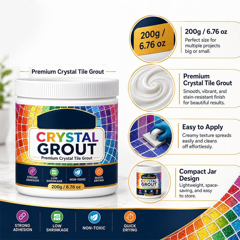 Mould‑Proof Tile Grout – Waterproof, stain‑resistant & crack‑proof. Perfect for bathrooms & kitchens – stays white & clean for years! 🌟💪