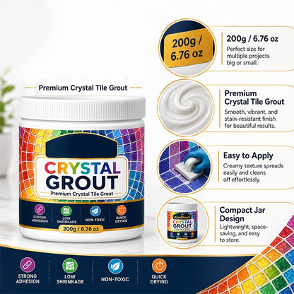 Mould‑Proof Tile Grout – Waterproof, stain‑resistant & crack‑proof. Perfect for bathrooms & kitchens – stays white & clean for years! 🌟💪