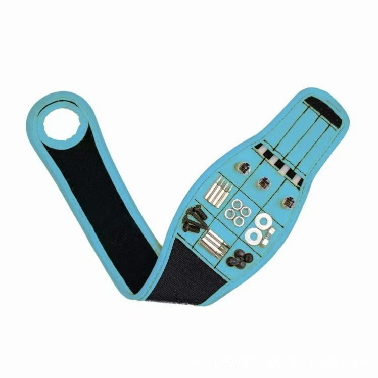 🔥Christmas Sale🎁Magnetic Wristband for Tools Gift for Him Magnet Screw Holder Wrist Support Keeps Screws Nails, Drill Bits Handy Unique Tool Gadgets