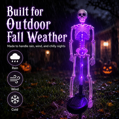 🎃 Halloween Early Bird Sale 🔥💀 Solar Skeleton Yard Stake
