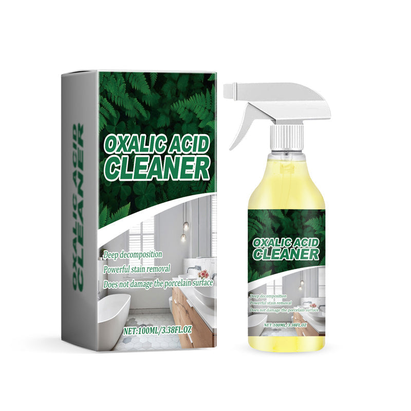 🔥【CLEARANCE!] Molecular-Level Cleaning Tech! Oxalic Acid Bathroom Cleaner Dissolves Rust