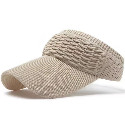 Women's High Ponytail Sun Visor Hat for Sun Protection