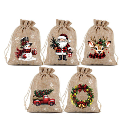🎁 Drawstring Gift Bags – Festive, reusable & perfect for wrapping ✨