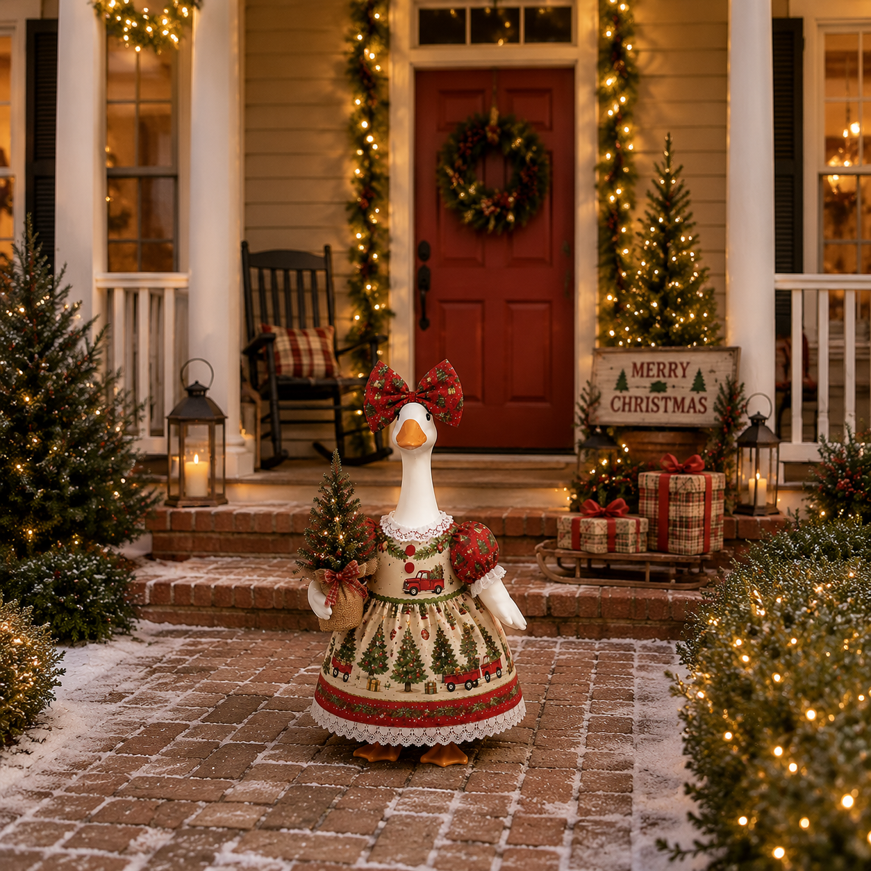 2026 New Christmas Collection 🎄 23 Inch Lawn Goose Outfit | Christmas Tree Farm Holiday Porch Decor