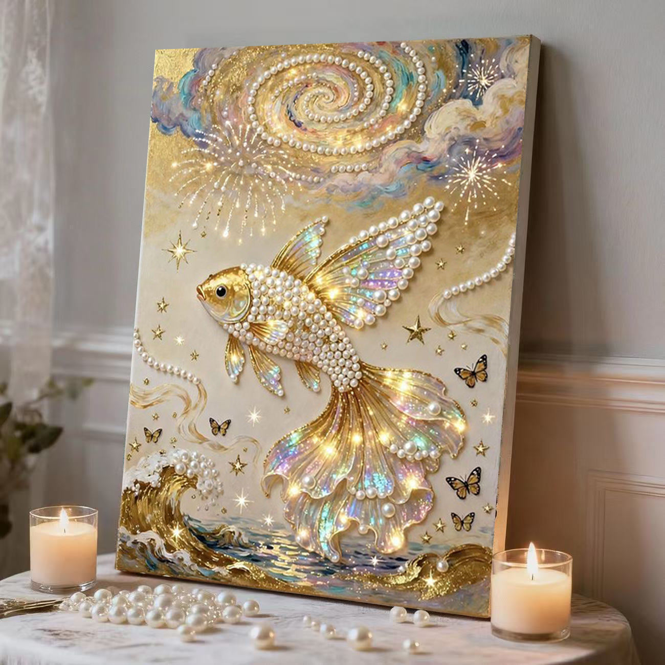 ⚡️Buy 2 Free Shipping🏰✨DIY Beaded Art Kit - Castle Pearl Painting