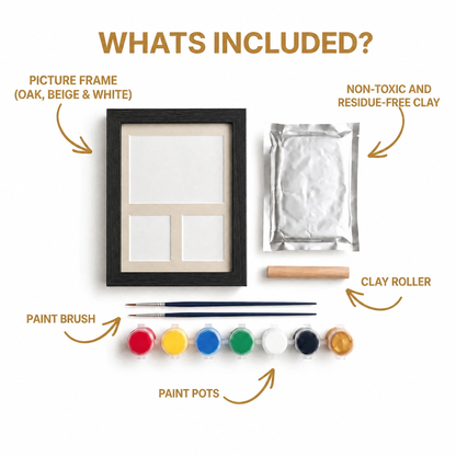 🐾VALORS™ Little Paw Themed Picture Clay Kit | Paw and Photo
