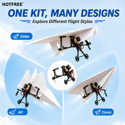 🛩️Parent-Child DIY RC Paper Plane Kit – Build, Learn & Fly Together