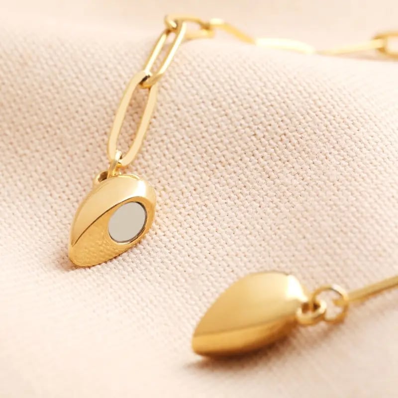 🔥🌹✨Stainless steel Heart Shape Pendant Magnetic Necklace