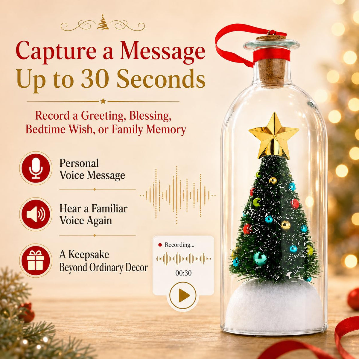 🔥Christmas Sale🎁Christmas Tree Message In A Bottle