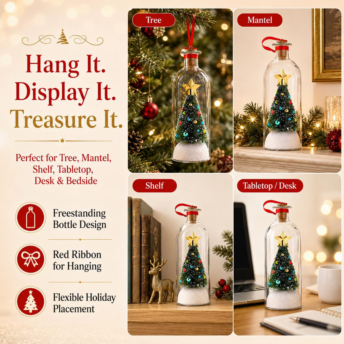 🔥Christmas Sale🎁Christmas Tree Message In A Bottle