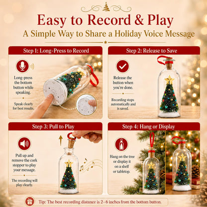 🔥Christmas Sale🎁Christmas Tree Message In A Bottle