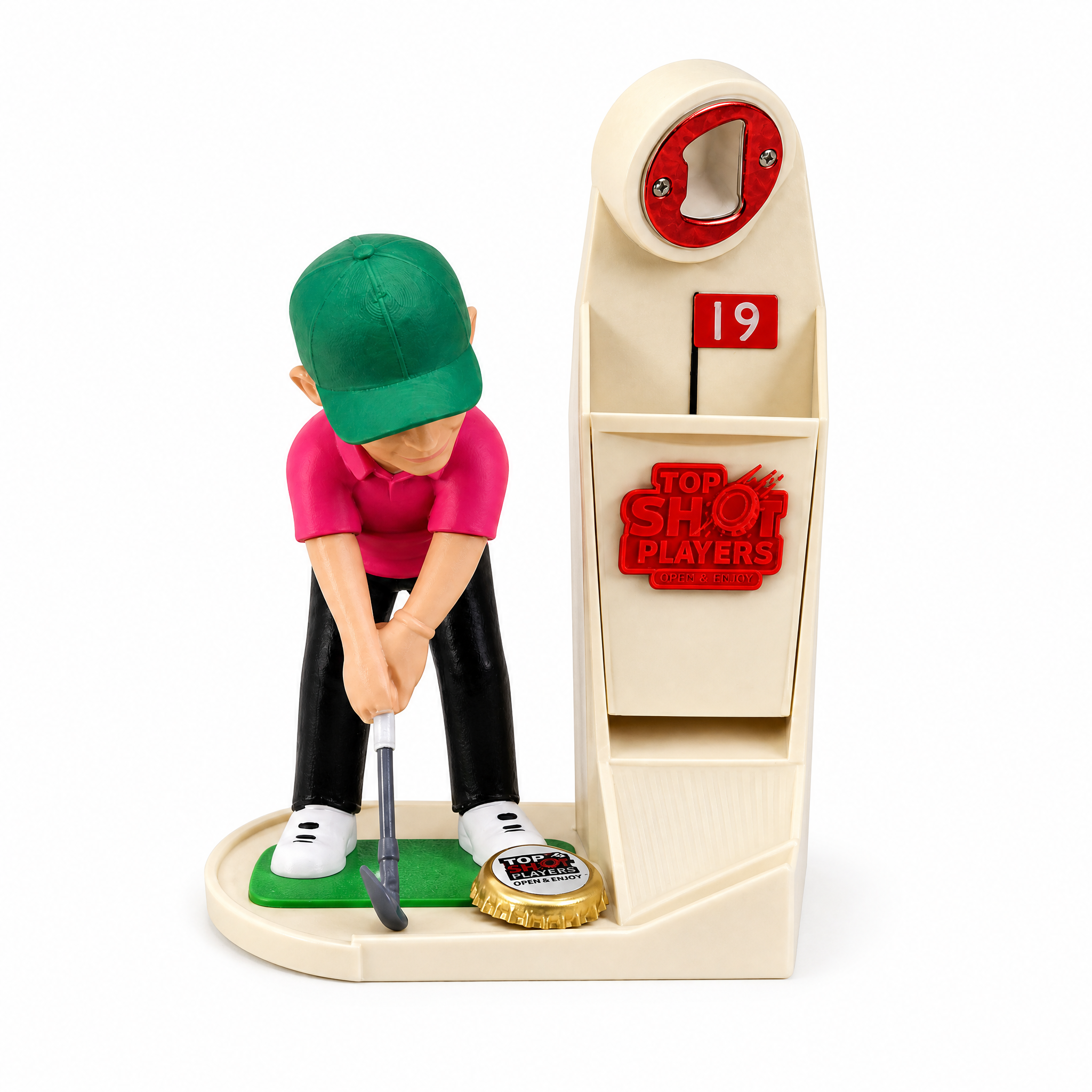 Male golfer