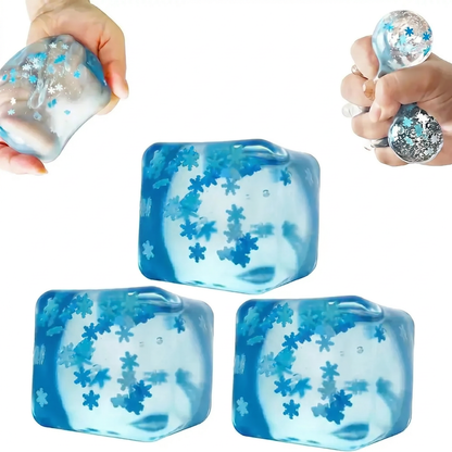 🧊The Original Ice Cube Balls! - Premium Slow-Rising Stress Relief Squishy Toy