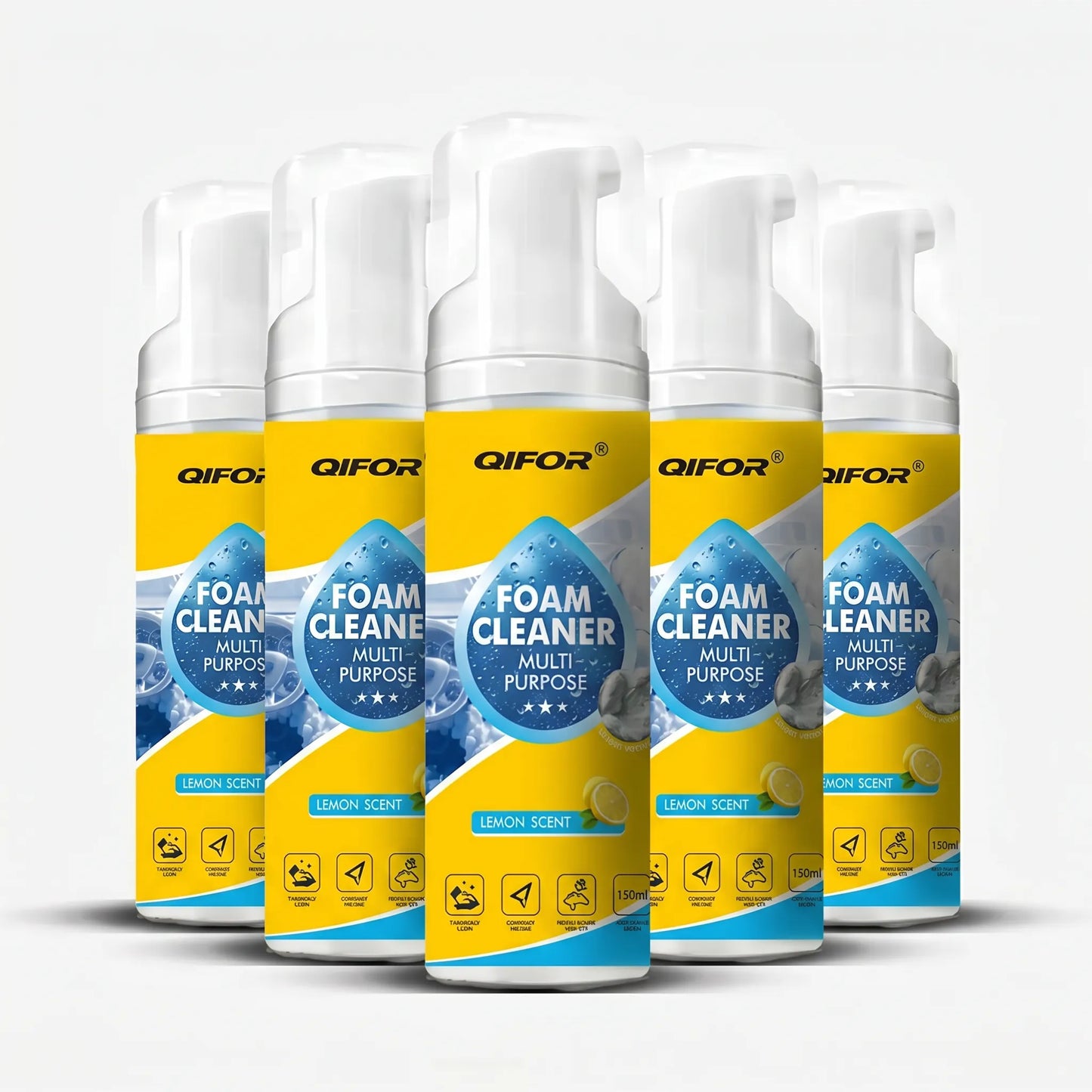 🥳2026 HOT SALE💞50K+ SOLD!🚗QIFOR 4-in-1 Multi-Enzyme Foam Spray Cleaner