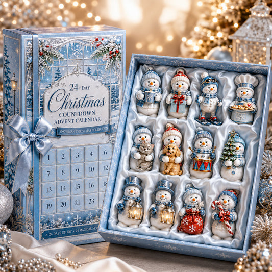 🎄✨ 24-Day Christmas Countdown Advent Calendar – Snowman Christmas Series