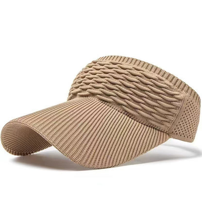 Women's High Ponytail Sun Visor Hat for Sun Protection