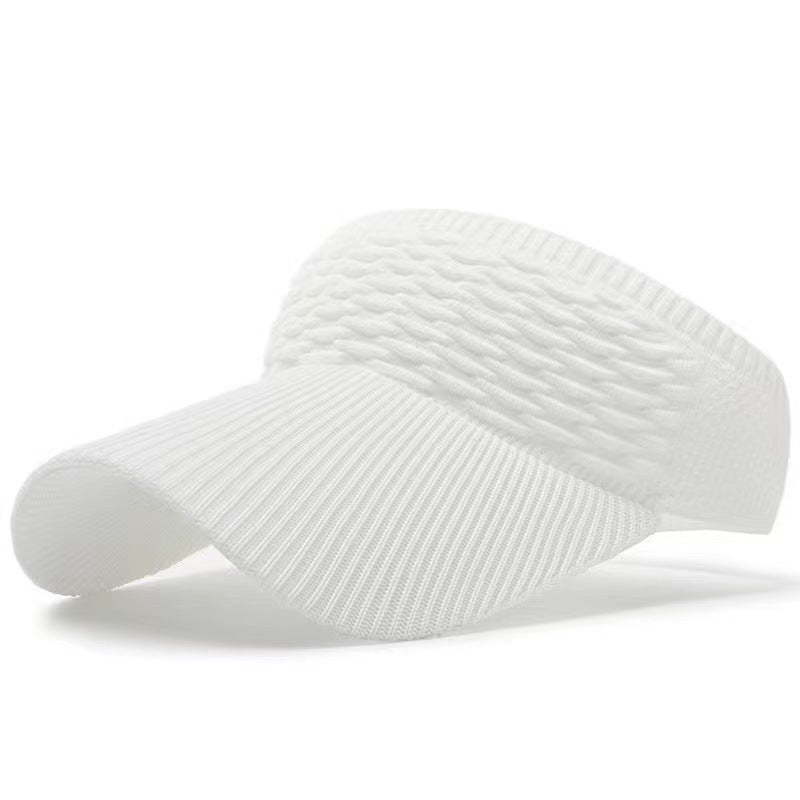 Women's High Ponytail Sun Visor Hat for Sun Protection