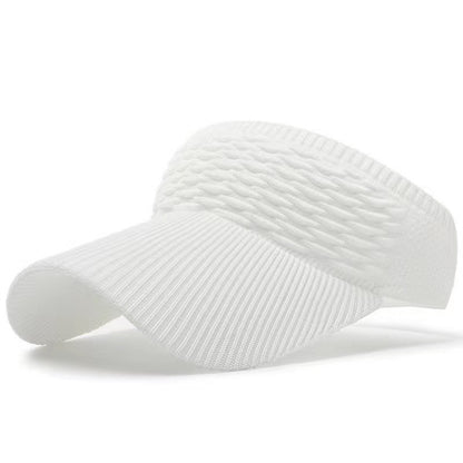 Women's High Ponytail Sun Visor Hat for Sun Protection
