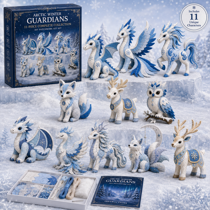 Arctic Winter Guardians DIY Patchwork Kit –🔥Easy, Relaxing & Satisfying to Make